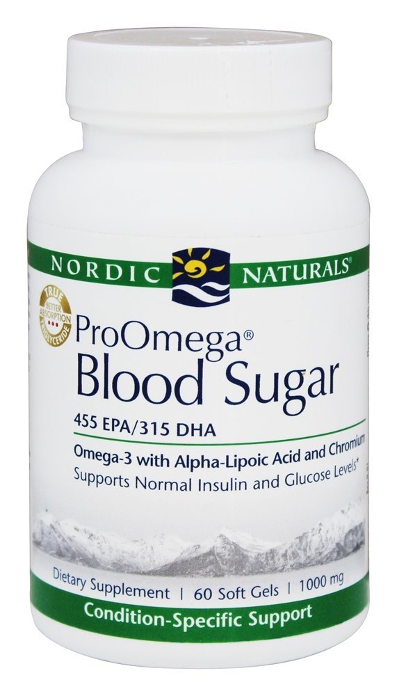 ProOmega de Açúcar no Sangue 455 EPA / 315 DHA 1000 mg. - 60 Softgels Nordic Naturals Professional