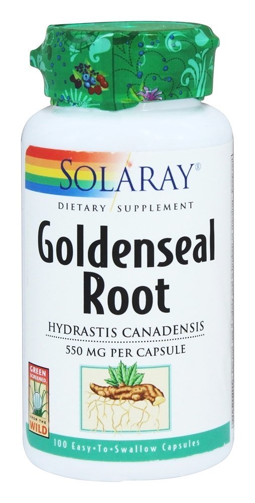 Raiz Goldenseal 550 mg. - Cápsulas 100 Solaray