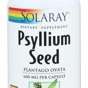 Comprar semente de psyllium 600 mg. - cápsulas 100 solaray preço no brasil casca de psyllium suplementos nutricionais suplemento importado loja 117 online promoção -
