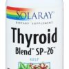 Comprar tireóide blend sp-26 - cápsulas vegetarianas 100 solaray preço no brasil causticum homeopatia suplemento importado loja 7 online promoção -