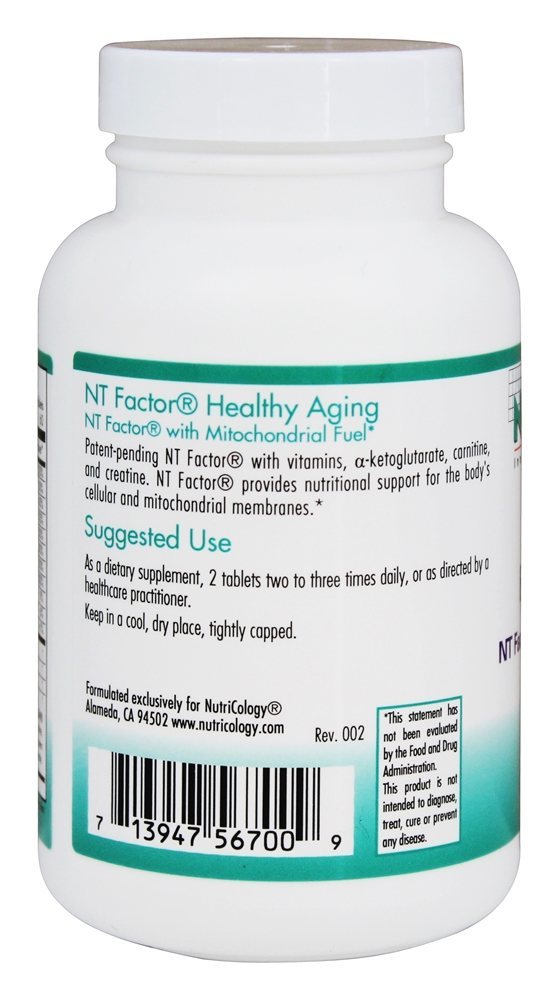 Fator NT Envelhecimento Saudável - 120 Tablets Nutricology - Imagem 3