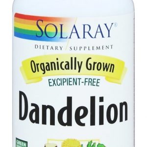 Comprar dandelion organicamente crescido - cápsulas vegetarianas 100 solaray preço no brasil dente de leão ervas suplemento importado loja 21 online promoção -