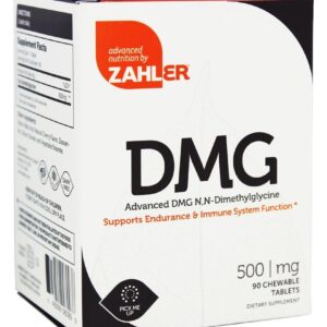 Comprar dmg 500 mg. - 90 comprimidos mastigáveis zahler preço no brasil dmg (dimetilglicina) vitaminas e minerais suplemento importado loja 1 online promoção -