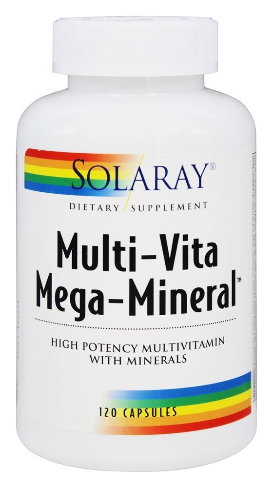 Mega-Mineral Multi-Vita - Cápsulas 120 Solaray