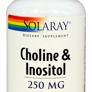 Comprar colina e inositol 250 mg. - cápsulas 100 solaray preço no brasil iodo vitaminas e minerais suplemento importado loja 163 online promoção -