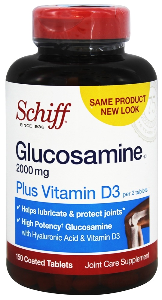 Glucosamina Plus Vitamina D3 2000 mg. - 150 Comprimidos revestidos Schiff