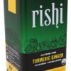 Comprar gengibre de cúrcuma sem cafeína folha solta orgânica chá de ervas - 2. 47 oz. Rishi tea preço no brasil chás chai chás e café suplemento importado loja 11 online promoção -
