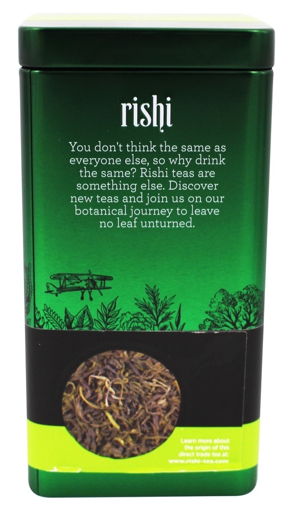 Jasmim Chá Orgânico Solto Folha Verde Chá - 1.94 oz. Rishi Tea - Imagem 3