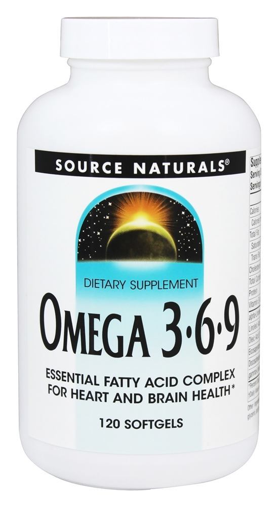 Omega 3 - 6 - 9 - 120 Softgels Source Naturals