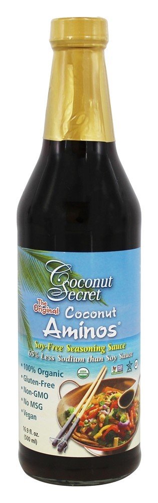 Molho de tempero sem amendoas de coco Aminos - 16.9 fl. oz. Coconut Secret