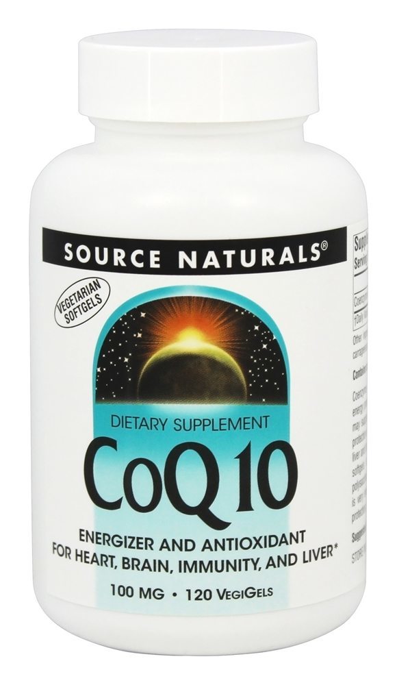 Coenzima Q10 100 mg. - 120 Cápsulas Vegetarianas Source Naturals