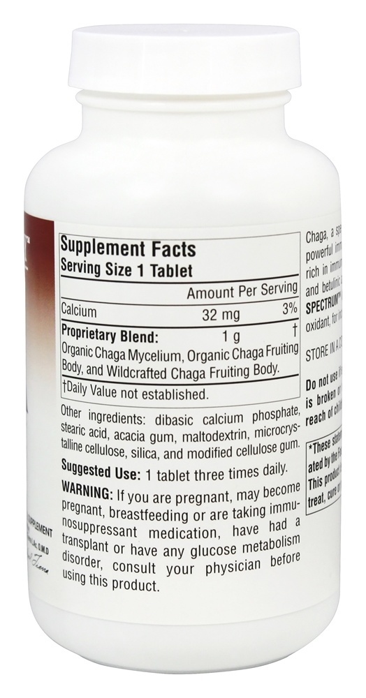 Spectrum 1000 mg. - 120 Tablets Planetary Herbals - Imagem 2