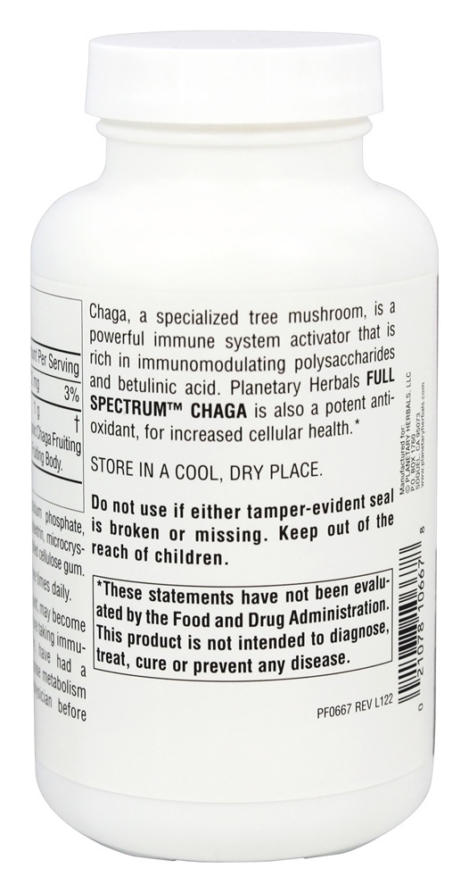 Spectrum 1000 mg. - 120 Tablets Planetary Herbals - Imagem 3