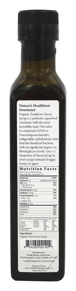 Xarope de Yacon - 8.5 fl. oz. Organic Traditions - Imagem 2