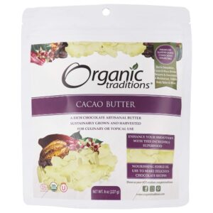 Comprar manteiga de cacau - 8 oz. Organic traditions preço no brasil alimentos & lanches cacau suplemento importado loja 65 online promoção -