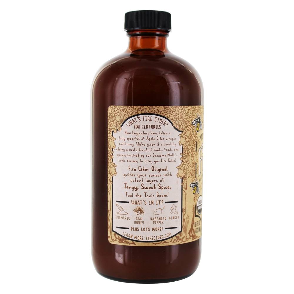 Tônico Original de Vinagre de Maçã - 16 fl. oz. Fire Cider - Imagem 3