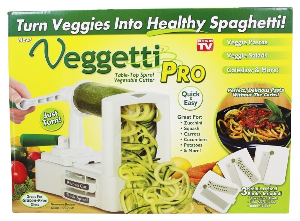 Cortador de legumes em espiral de mesa profissional Veggetti