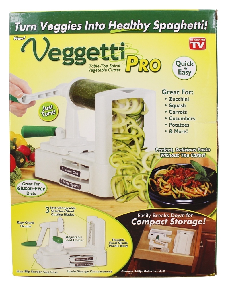 Cortador de legumes em espiral de mesa profissional Veggetti - Imagem 2