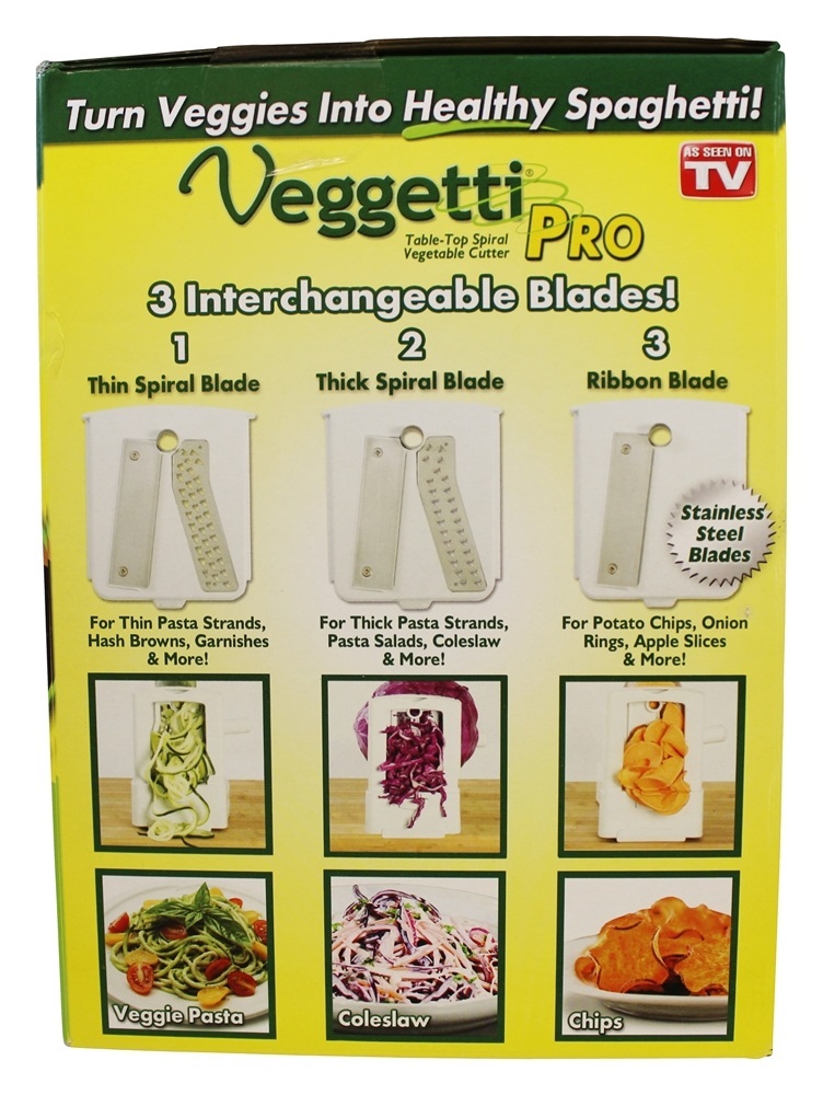Cortador de legumes em espiral de mesa profissional Veggetti - Imagem 3