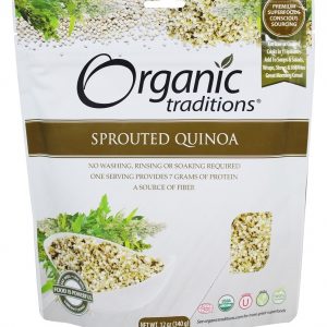 Comprar quinoa germinada - 12 oz. Organic traditions preço no brasil alimentos & lanches brotos, sementes e acessórios suplemento importado loja 17 online promoção - 8 de agosto de 2022
