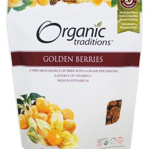 Comprar bagas douradas - 16 oz. Organic traditions preço no brasil ervas fisális suplemento importado loja 5 online promoção -