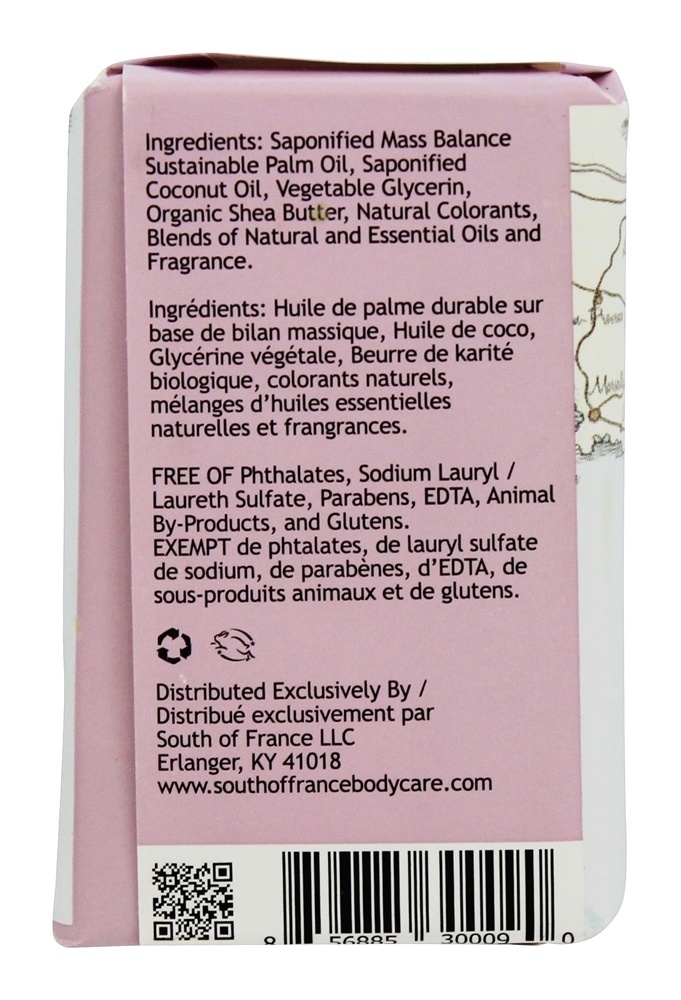 Campos de Lavanda de Sabonete Vegetal Moído Francês - 1.5 oz. South of France - Imagem 2
