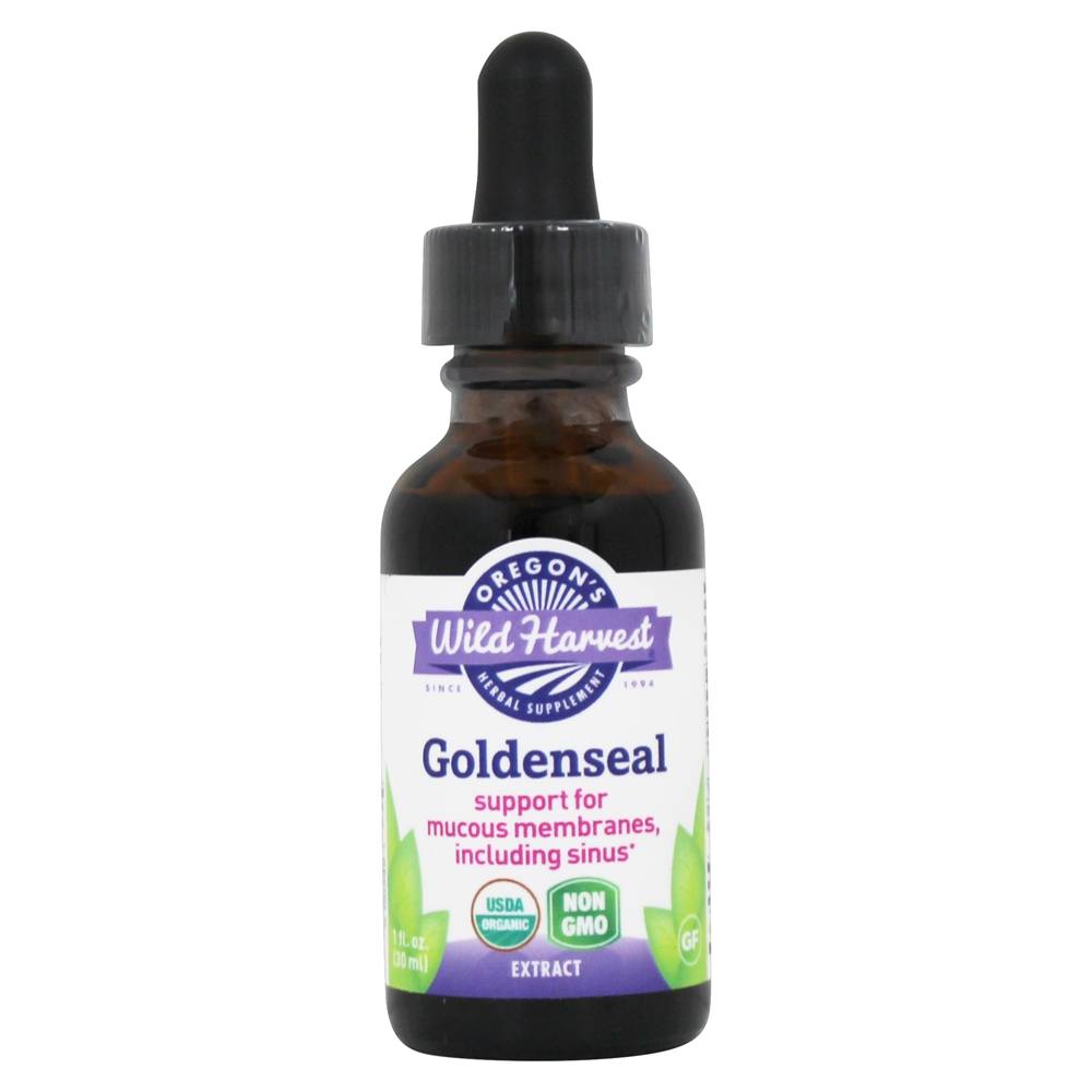 Extrato orgânico de Goldenseal - 1 fl. oz. Oregon's Wild Harvest