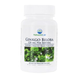 Ginkgo Biloba 120 mg. - Cápsulas 60 Nature's Lab