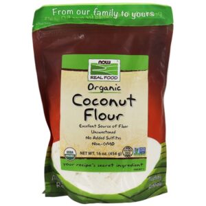 Comprar now real food farinha de coco orgânica - 16 oz. Now foods preço no brasil alimentos & lanches farinhas suplemento importado loja 1 online promoção -