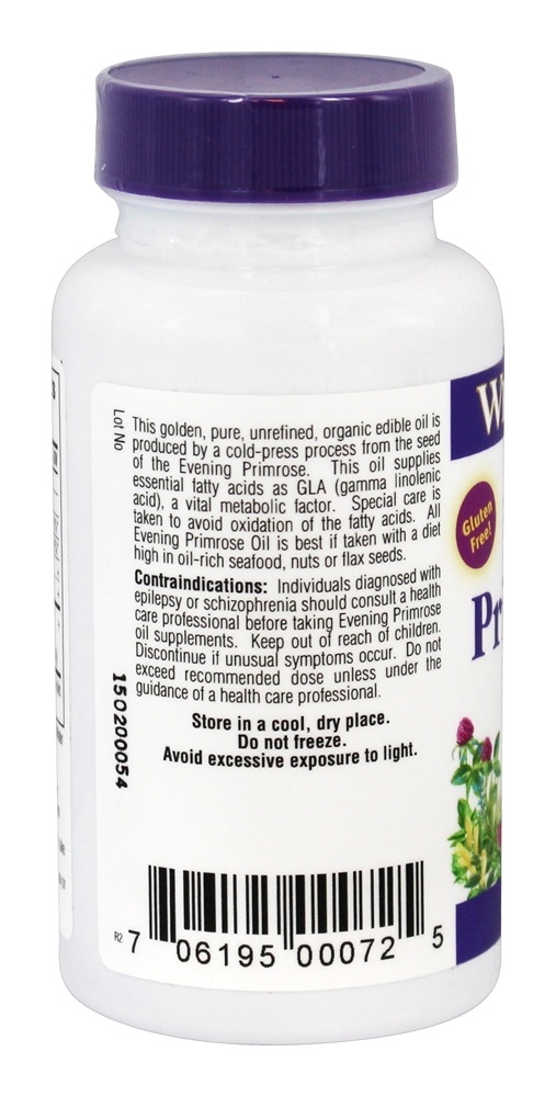 Óleo De Prímula - 100 Softgels Oregon's Wild Harvest - Imagem 3