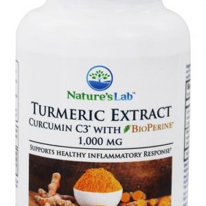 Comprar extrato de cúrcuma curcumina c3 com bioperine 1000 mg. - cápsulas 60 nature's lab preço no brasil cúrcuma ervas suplemento importado loja 87 online promoção -