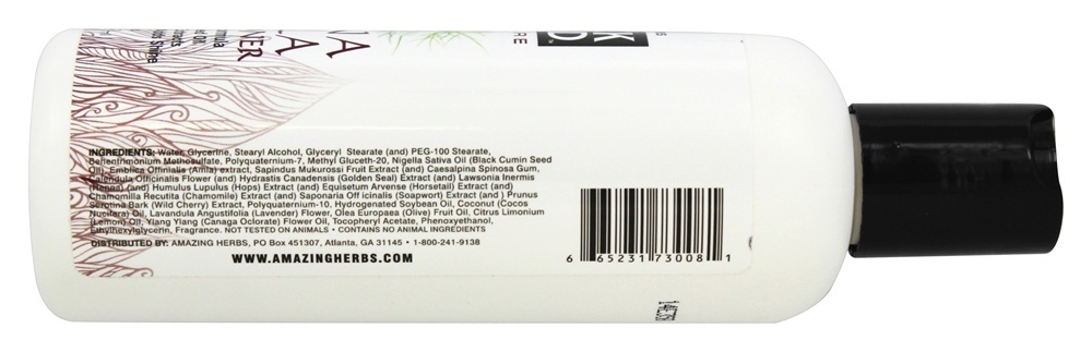 Semente Negra Henna & Amla Conditioner - 8 fl. oz. Amazing Herbs - Imagem 2