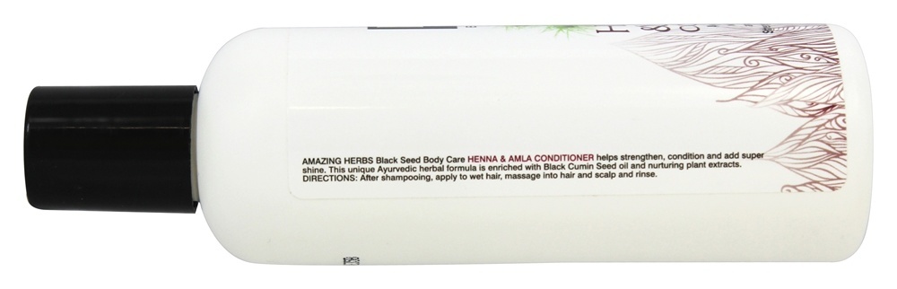 Semente Negra Henna & Amla Conditioner - 8 fl. oz. Amazing Herbs - Imagem 3