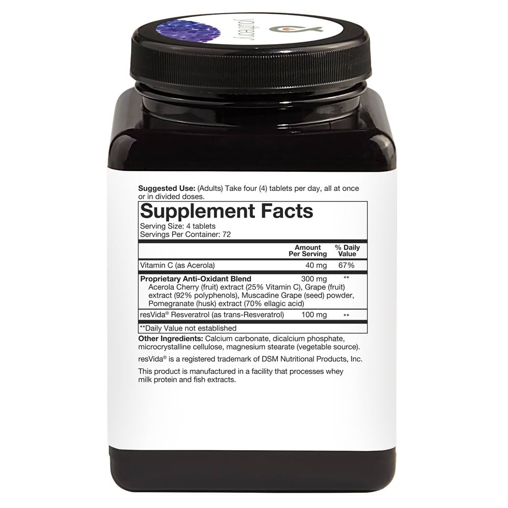 Resveratrol Fórmula Avançada - 290 Tablets Youtheory - Imagem 2