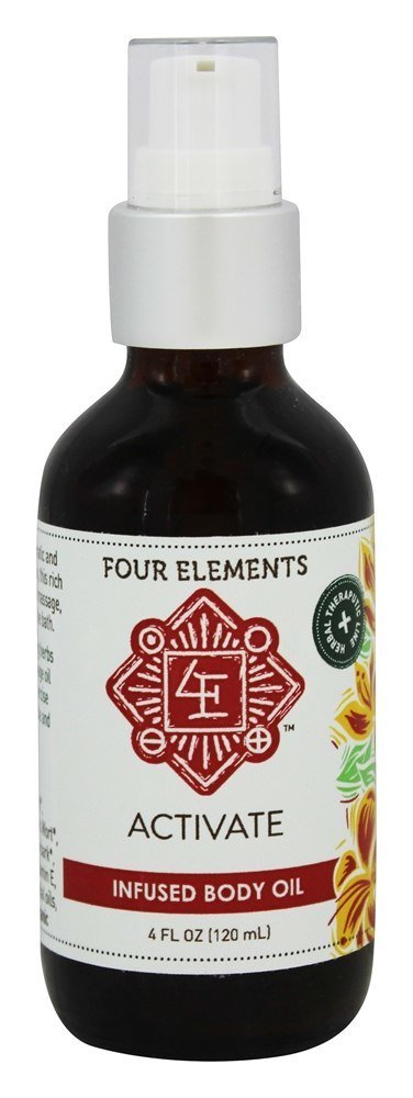 Ativar o Óleo Corporal Infuso - 4 fl. oz. Four Elements Herbals
