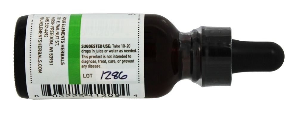 Carda de tintura de extrato de erva fresca - 1 fl. oz. Four Elements Herbals - Imagem 3