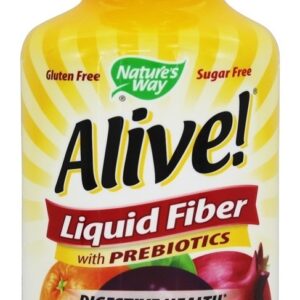 Comprar alive! Fibra líquida com prebióticos romã-berry - 16 fl. Oz. Nature's way preço no brasil fibra suplementos suplemento importado loja 85 online promoção -
