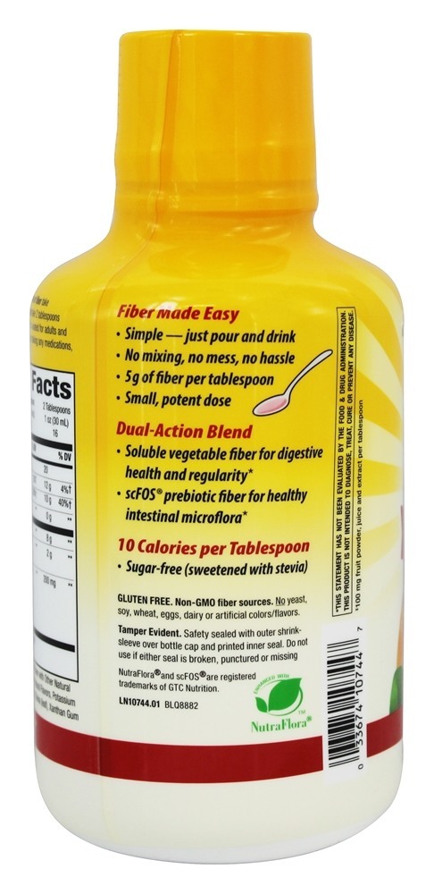 Alive! Fibra Líquida com Prebióticos Romã-Berry - 16 fl. oz. Nature's Way - Imagem 3