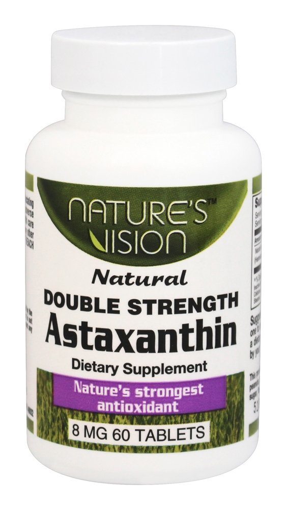 Astaxantina Natural de Força Dupla 8 mg. - 60 Tablets Nature's Vision