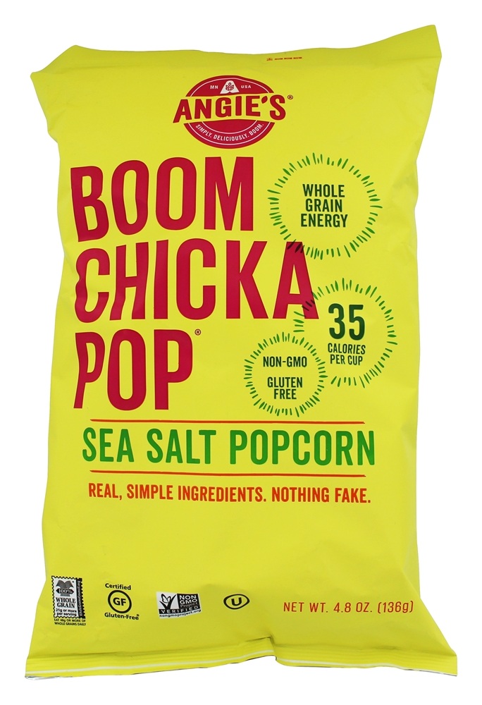 Sal do mar de pipoca - 4.8 oz. Angie's BOOMCHICKAPOP