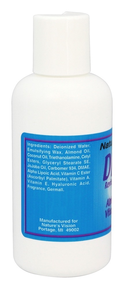 Creme Facial Revitalizante DMAE - 4 fl. oz. Nature's Vision - Imagem 2