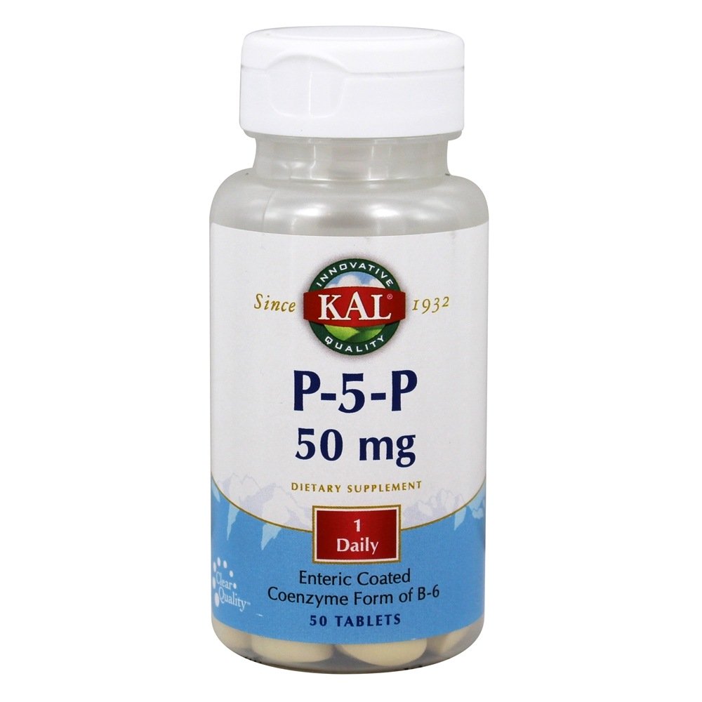 P-5-P Forma de Coenzima da B-6 50 mg. - 50 Tablets Kal