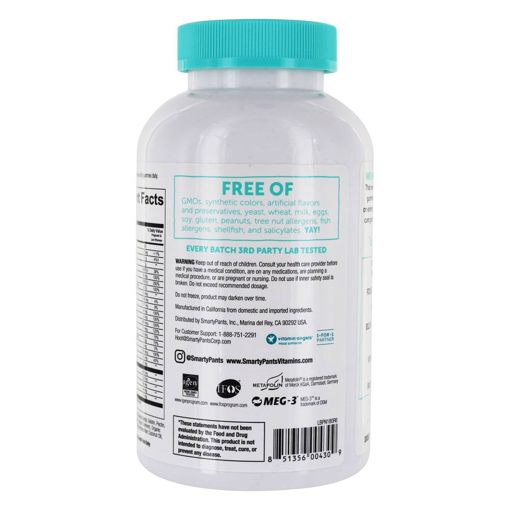 Multivitamínico Completo Pré-natal - 180 Gummies SmartyPants - Imagem 3