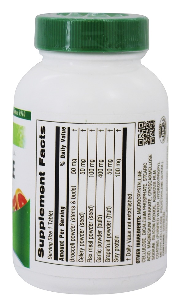 Suporte imune de vegetais e frutas 750 mg. - 90 Tablets Botanic Choice - Imagem 2