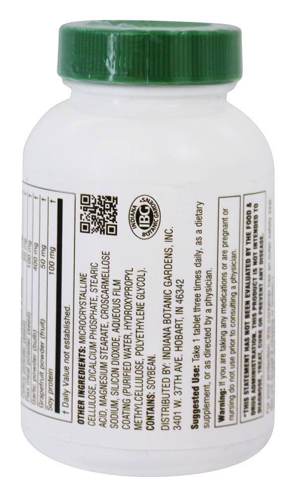 Suporte imune de vegetais e frutas 750 mg. - 90 Tablets Botanic Choice - Imagem 3