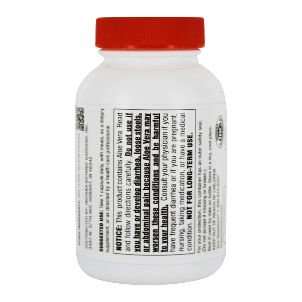 Folha de aloe vera e látex 500 mg. - Cápsulas 90 Botanic Choice - Imagem 3