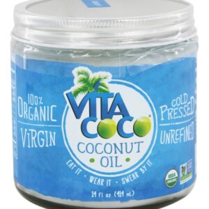 Comprar óleo de coco virgem prensado a frio orgânico - 14 fl. Oz. Vita coco preço no brasil alimentos & lanches assados suplemento importado loja 271 online promoção -