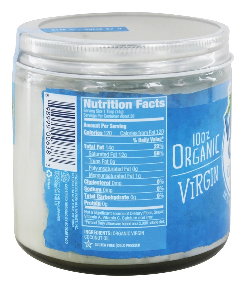 Óleo de Coco Virgem Prensado a Frio Orgânico - 14 fl. oz. Vita Coco - Imagem 2