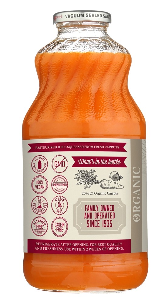 Organic Pure Cenoura de suco com suco de limão orgânico - 32 fl. oz. Lakewood - Imagem 5