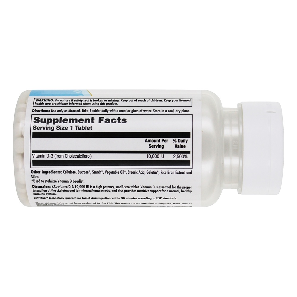 Ultra D3 10000 UI - 120 Tablets Kal - Imagem 2